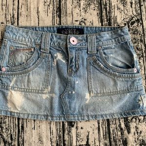 Hint Jean Denim Skirt